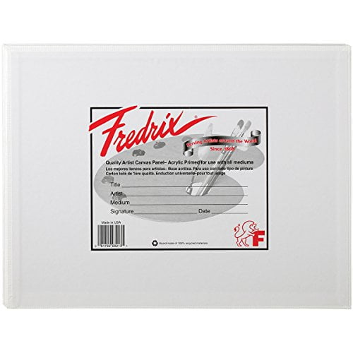3-Pack 8 by 10-Inch Fredrix 3207 Canvas Panels 