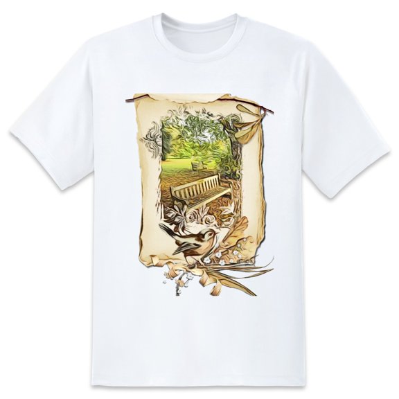 Men's Graphic TeeNature Letter Print T-Shirts Round Neck Short Sleeves Sizes XS-5XL Summer Daily Casual Tops