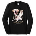 thumbnail image 2 of If It's Not a Yellow Lab It's Just a Dog Gift | Mens Dog Lover Long Sleeve T-Shirt, Black, Small, 2 of 3