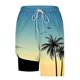 thumbnail image 3 of Ceisia Men's Palm Tree Print Loose Fit Quick Dry Beach Shorts with Inner Lining Yellow L Gifts, 3 of 5