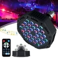 thumbnail image 5 of QINGSEN Sound Activated Stage Light with Bluetooth Speaker Angle Adjustable, Remote Control Color Changing RGB LED Light Bulb for Party, 5 of 7