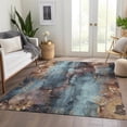 thumbnail image 5 of Dalyn Rugs Machine Washable Indoor/Outdoor Chantille Blue 3' x 5' Rug, 5 of 9