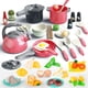 thumbnail image 1 of Juego de juguetes Play Kitchen Bruvoalon, 67 piezas con ollas, sartenes y comida, 1 of 7