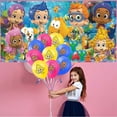 thumbnail image 2 of Bubble Guppies Birthday Party Supplies Balloons Plates Decoration Cake Topper Decor Tableware Banner Backdrop, 2 of 7