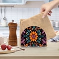 thumbnail image 6 of BZSMCE Napkin holder Creative Colorfull Blossom Pattern Classic Napkin Holders for Tables, Dining Table Napkin Holders for Kitchen, 6 of 9