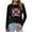 Black, variant on Womens Valentine Day Shirts Casual Heart Long Sleeve Going Out Tops Pullover Loose Spring Holiday Valentines Outfits, S White