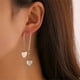 thumbnail image 1 of Pendientes de borlas Xihbxyly Pendientes geométricos largos de metal vintage, 1 of 6