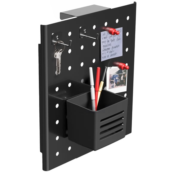 VIVO Steel Hanging 10 x 11 inch Magnetic Pegboard  for 1.2 Inch Surfaces