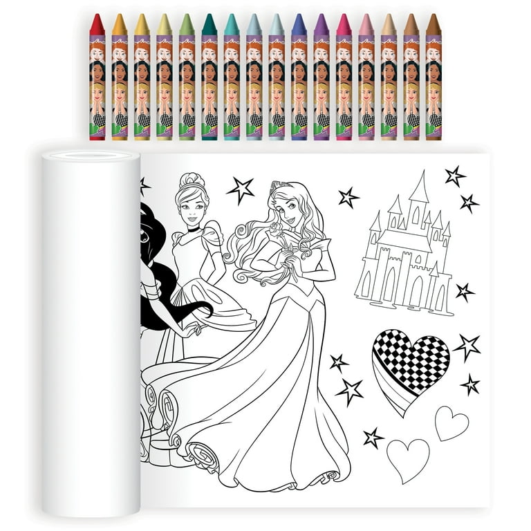 Disney Princess Coloring Book 80pg 7.75x0.25x10.7 – Toy World Inc
