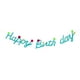 thumbnail image 2 of Feliz Cumpleaños Cartas Bunting Banner Baby Shower Niños Fiesta Decoración Apoyos Sunnimix Feliz cumpleaños Bunting Banner, 2 of 7