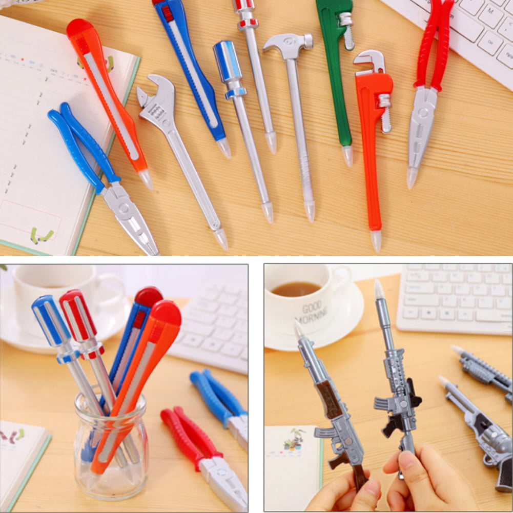 Ballpoint Pens School Office Supplies Hardware Tools Pen Creative Hammer Wr T4W0 