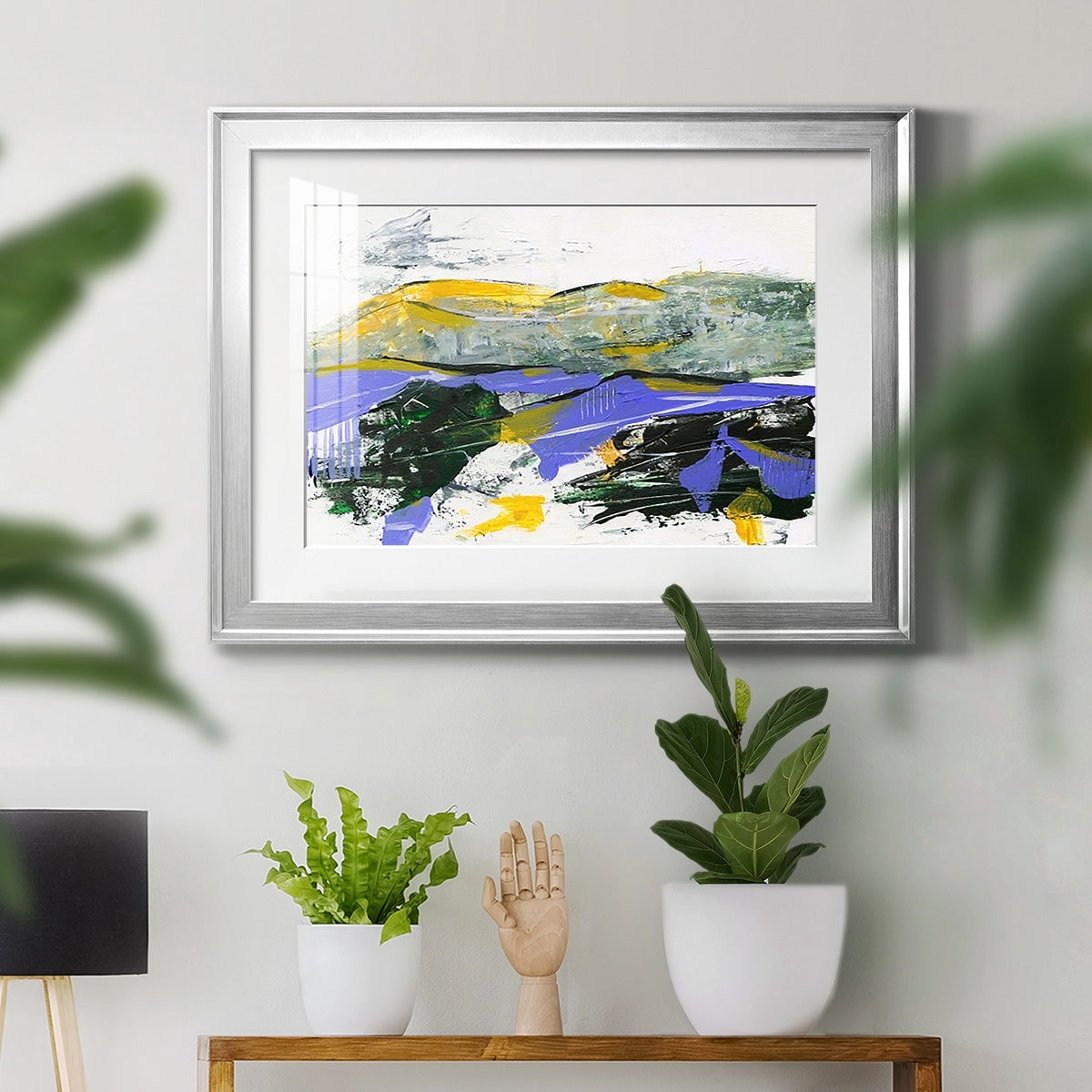 Silent Mountain IV Premium Framed Print - Ready to Hang