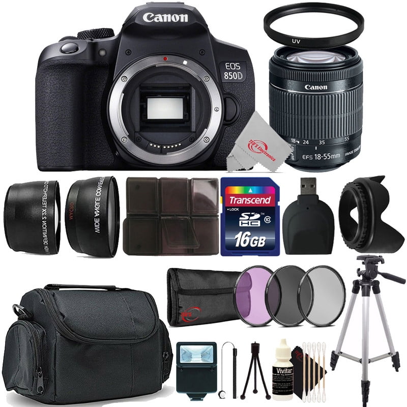 Canon EOS 850D / Rebel T8i 24.1MP Digital SLR Camera and Filter