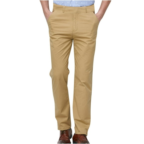Mens Dress Pants Classic Slim Fit Stretch Flat Front Straight Business Suit Pants Work Casual Slacks Tuxedo Trousers
