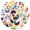 3A-50pcs, variant on 35pcs-50pcs Cute Chicken Stickers Animal Farm Stickers Cartoon Funny Stickers for Laptops Guitars Suitcases