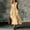 Beige, variant on QUNYINEY Sleeveless Womens Plus Size Dresses Cotton Long A Line Sundress V-Neck Solid Flowy Loose Fit with Pockets Dresses