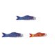 thumbnail image 1 of 3x Bandera de  Japón Bandera colgante Streamer para patio trasero Bar Adornos de decoración de peces voladores 55 cm DYNWAVEMX  Bandera Koinobori, 1 of 8