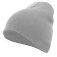 thumbnail image 2 of Pacific Headwear Basic Knit Beanie 601K Silver Os, 2 of 2
