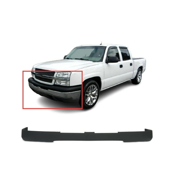 DCP Front Upper Bumper Cover For 2003-2006 Chevy Chevrolet Silverado 2500 HD Txtrd