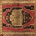 thumbnail image 1 of Ahgly Company Indoor Square Persian Brown Traditional Area Rugs, 6' Square, 1 of 4