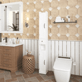 thumbnail image 3 of Yoneston Slim Tall Bathroom Storage Cabinet, 67.51" Freestanding Bathroom Cabinet with Drawer, 2 Doors and Adjustable Shelves, White, 3 of 6