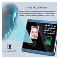 thumbnail image 4 of UF100plus Biometric Face Recognition Time Attendance Machine System With Keyboard Fingerprint Reader Time Clock ,Accurate Calculations, 4 of 7