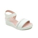 thumbnail image 1 of Sandalia Plataforma Para Niña Charol Blanco Trenzada Ligeras beige 18, 1 of 7
