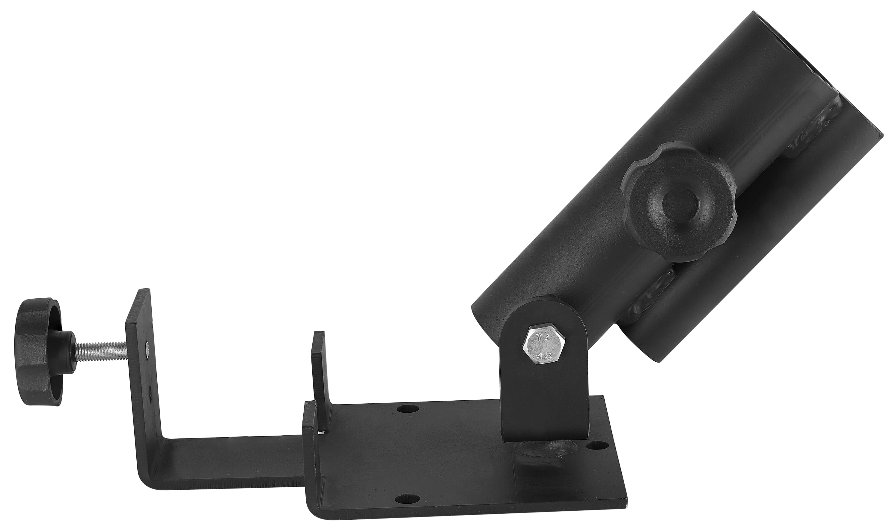 BalanceFrom T-Bar Row Platform for 2" or 2.5" Power Cages – Full 360° Swivel & Easy to Install – Fits 1” Standard and 2” Olympic Bars