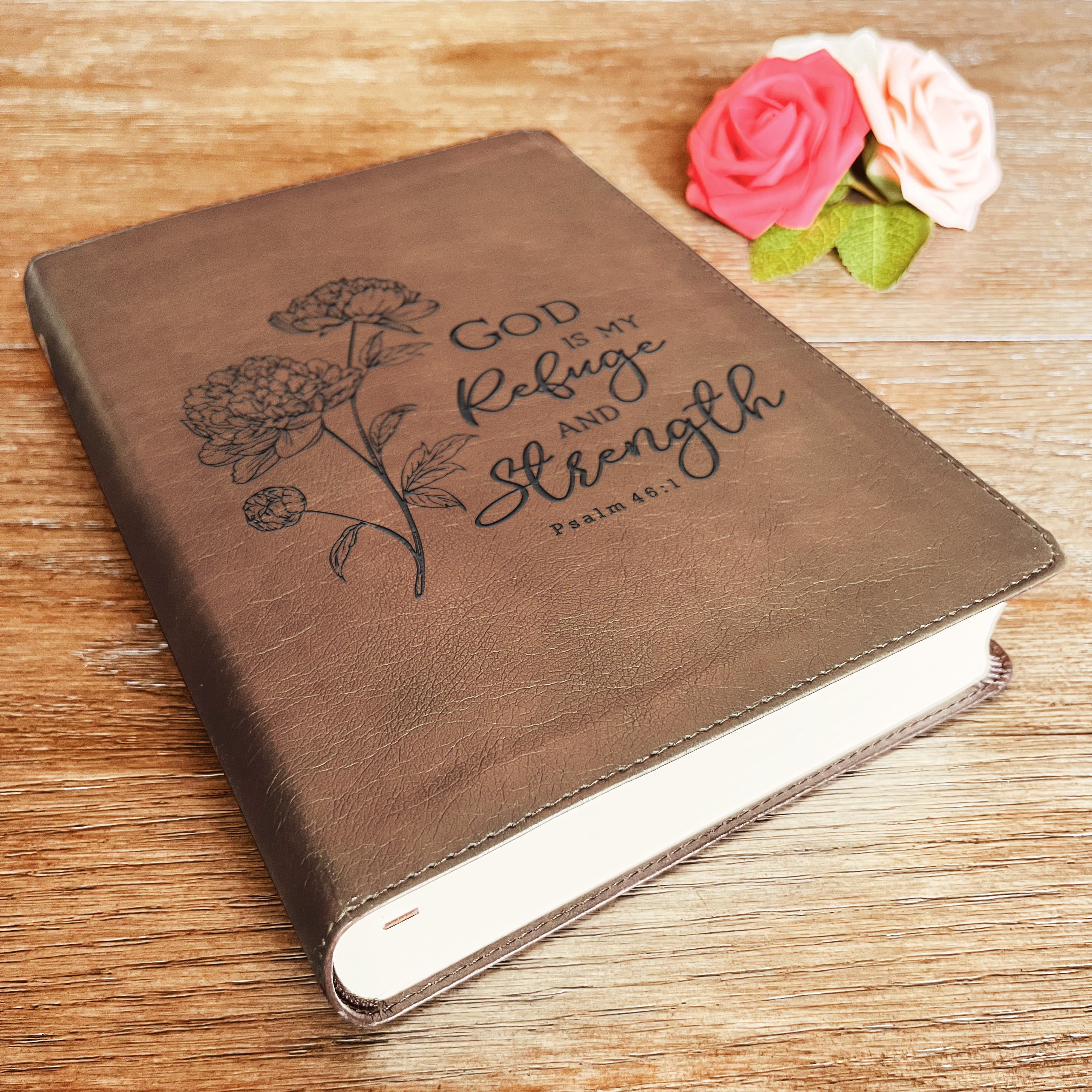 Personalized ESV Bible | ESV Journaling Bible | Custom Engraved English Standard Version Christian Gifts Baptism Gifts ESV Bible Women