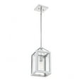 thumbnail image 5 of Gray with Polished Nickel Accents One Light Pendant from the Carlton Collection, 5 of 5