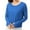 Blue, variant on Htigea Women's Long Sleeve Shirts UPF 50+ Sun Protection Shirts for Hiking Fishing Workout Blue,M