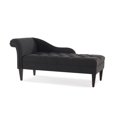 thumbnail image 3 of Harrison Chaise Longue à Accoudoirs Roulés Capitonnés Noir Jais, 3 of 10