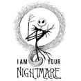 thumbnail image 2 of Men's The Nightmare Before Christmas Jack I am Your Nightmare Graphic Tee White Small, 2 of 5
