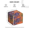 thumbnail image 4 of Gukieu Lavender Flowers Print Leather Tissue Box, PVC Waterproof Velcro Opening and Closing Square Tissue Box Holder, Suitable for Home and Office Decoration, 4 of 7