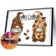 thumbnail image 1 of Cuadros Decorativos Taladro cuadrado completo 5D DIY diamante pintura queso gnomo pareja Kit (W1174) Ehuebsd embutido en tela, 1 of 1