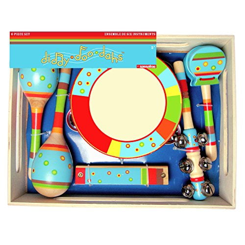 Sassafras Diddy-Doo-Dah Bright Stripes Instrument Set (6 Piece)