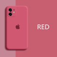 thumbnail image 1 of Líquido de lujo silicona suave caja del teléfono para el iPhone 11 12 13 Pro Max X XR Color sólido Cámara protección a prueba golpes la contraportada SVYQ, 1 of 4