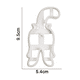 thumbnail image 2 of Cortadores de galletas, cortadores de galletas de gato 3D para niños, molde de galletas de gato con forma de trasero de gatito para hornear, galletas en relieve, 2 of 6