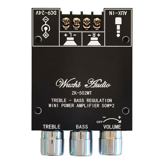 ZK-502MT 2*50W Bluetooth-compatible 5.0 Subwoofer Amplifier Board