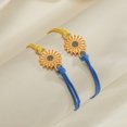thumbnail image 3 of Tarjeta de papel pequeña Margarita Girasol Pulsera de la amistad Dos pulseras de amor tejidas a mano MFZFUKR CPB-US-XD1927-4, 3 of 6