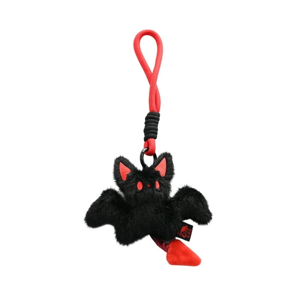 Plush Bat Keychain Soft Stuffed Animal Bag Charm Cute Cartoon Bat Figure for Backpack Purse Car Key Holder Decoration Gift