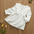 thumbnail image 4 of Nouvelle Robe Décontractée de Fête en Coton et Lin pour Tout-Petit Enfant Bébé Fille Ensemble de Vêtements Robe d'Été, 4 of 5