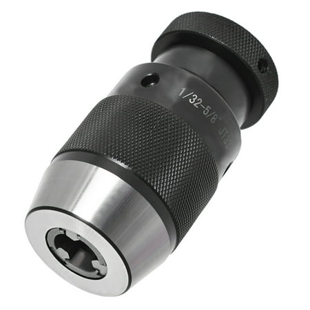 

munirater 1/32 -5/8 Keyless Drill Chuck Heavy Duty JT33 Taper Mount Fit for Drill Machines Milling Machines Lathes Boring Lathes and Electric Hand Tools