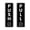 Black, variant on Signs ByLITA Vertical Push and Pull Door Signs (Coffee Cups) Door Sign (Black) - Large