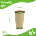 thumbnail image 2 of 20 oz Hot Cups | Tree-Less™ Compostable Paper, 2 of 3