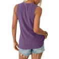 thumbnail image 5 of MOSHU Summer Tank Tops for Women Plus Size V Neck Sleeveless Tops Loose Fit Dressy Casual Shirts, 5 of 9