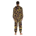 thumbnail image 4 of FORMRS Onesies Pajama for Adults Unisex Hoodie Winter Jumpsuit One Piece Sleepwear, Sizes S-2XL, Purple Leopard Pattern, 4 of 7
