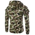 thumbnail image 3 of Savings Clearance 2023!GaThRRgYP Coat for Men Long Sleeves Outwear Clearance,Men's Cotton-padded Jacket Winter Trend Casual Camouflage Style Men's Hooded Cotton-padded Jacket, 3 of 8