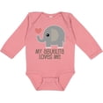 thumbnail image 3 of Inktastic My Abuelita Loves Me Grandchild Boys or Girls Long Sleeve Baby Bodysuit, 3 of 5