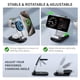 thumbnail image 5 of 2024 Soporte magnético inalámbrico para cargador Mag-Safe, cargador rápido 3 en 1 con luz para iPhone 16 15 14 13 12 Pro Max Plus, plataforma de carga para Apple Watch Series y Air pods 3 2 Pro (blanc, 5 of 5